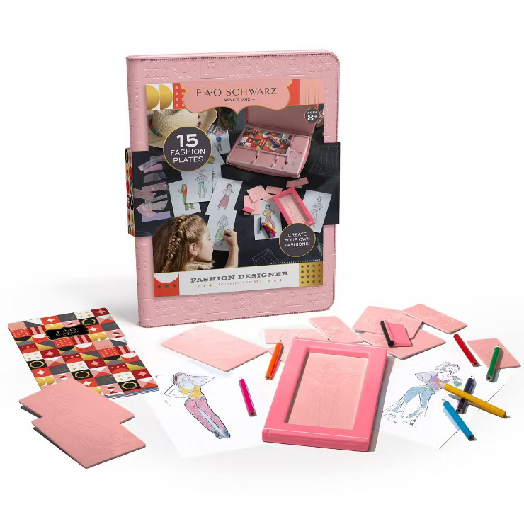 FAO Schwarz Fashion Designer Activity Art Set | Target