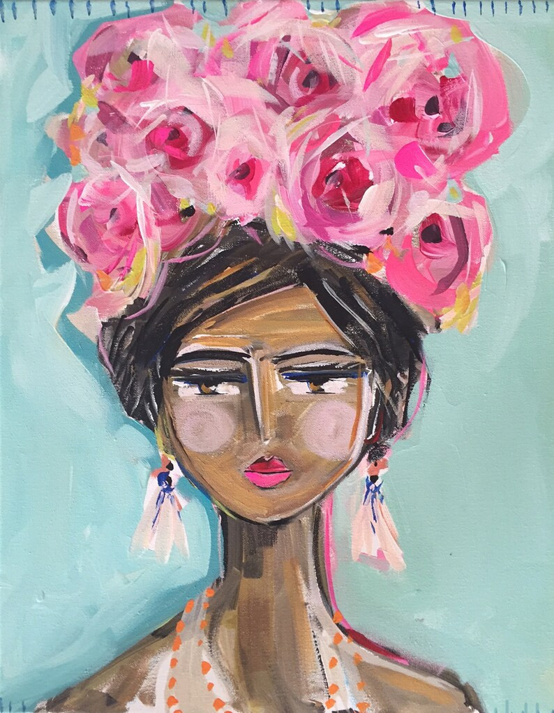 PRINT on Paper or Canvas, "Swim Cap 3" | Etsy (US)