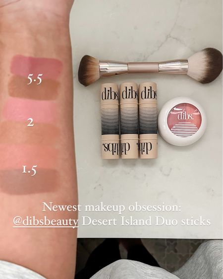 Obsessed with the Dibs contour and blush sticks! The brush is the best I’ve ever used for blending out cream products — it is a MUST.

1.5 — very natural everyday makeup
2 — this blush is the prettiest pinky shade paired with the baked blush in Spice Gal
5.5 — for a more glam lookk