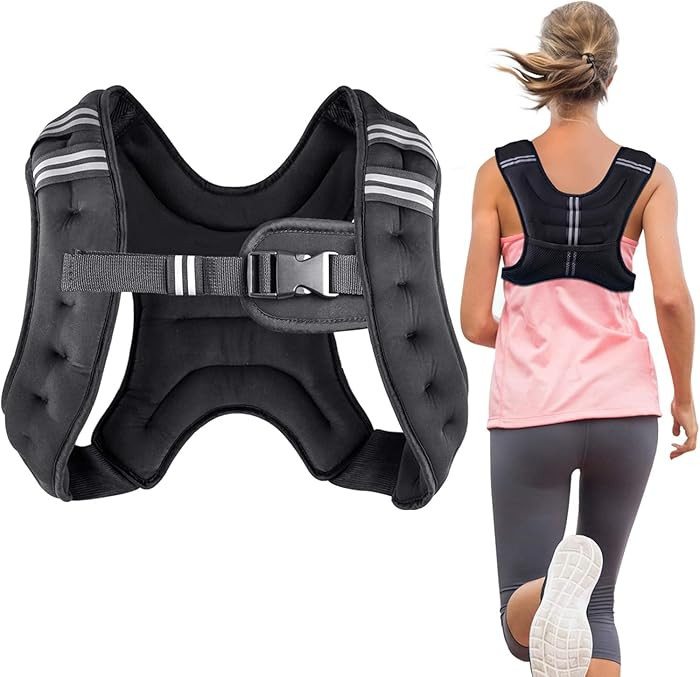 Henkelion Weighted Vest Weight Vest for Men Women Kids Weights Included, Body Weight Vests Adjust... | Amazon (US)