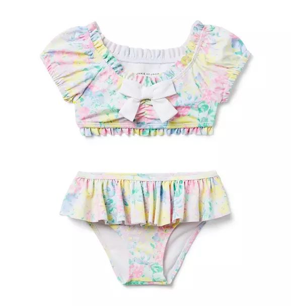 Recycled Floral Ruffle 2-Piece Swimsuit | Janie and Jack