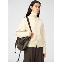 Uniqlo - 100 % Lammwolle Strickjacke (stehkragen) - Naturfarben - XL | UNIQLO (DE)