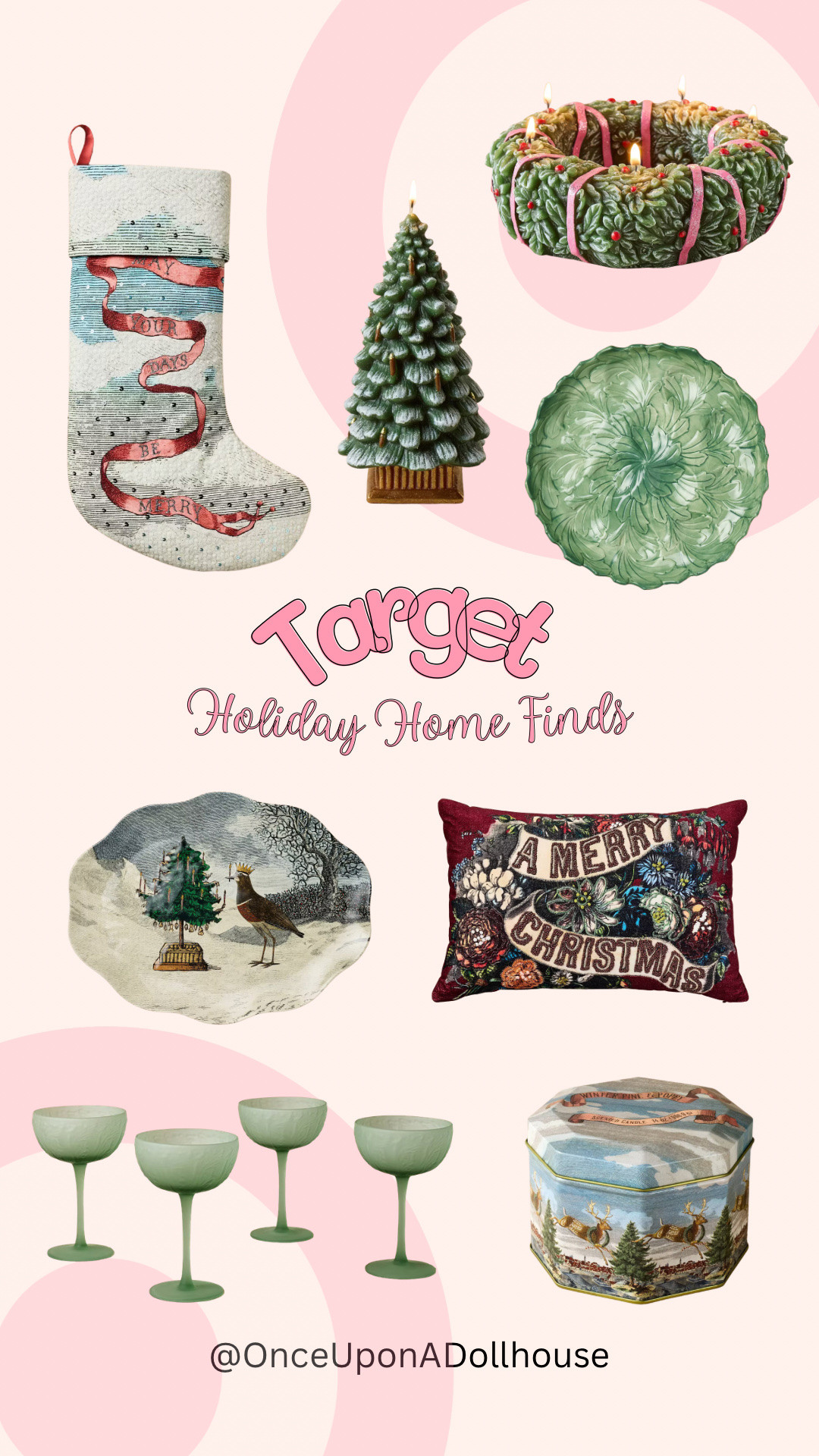 Target Holiday Home Finds! 

Christmas pillow, stocking, serving platter, drinkware, candles

#LTKFindsUnder50 #LTKHome #LTKHoliday