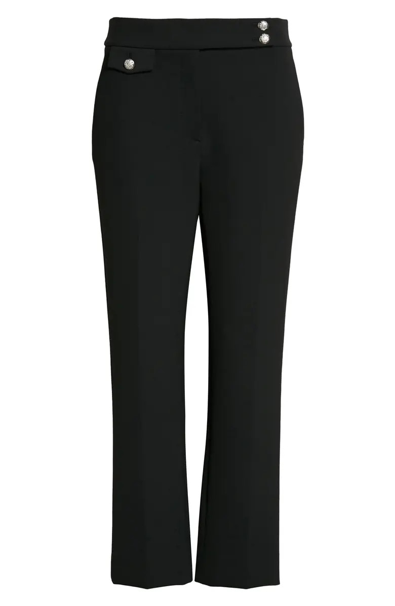 Renzo Crop Cotton Blend Trousers | Nordstrom