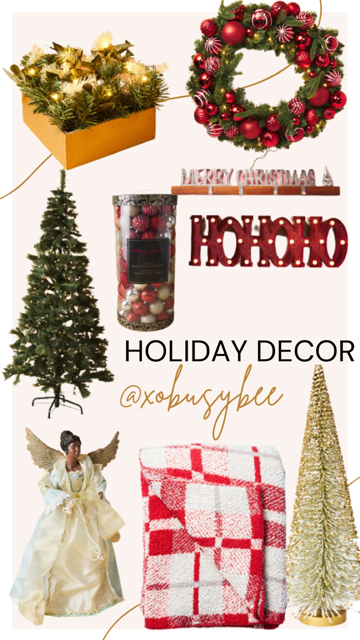 Decorate your Christmas Tree, with holiday decor! ❤️Home goods is my favorite place to shop for decor! 

#LTKHoliday #LTKSeasonal #LTKhome