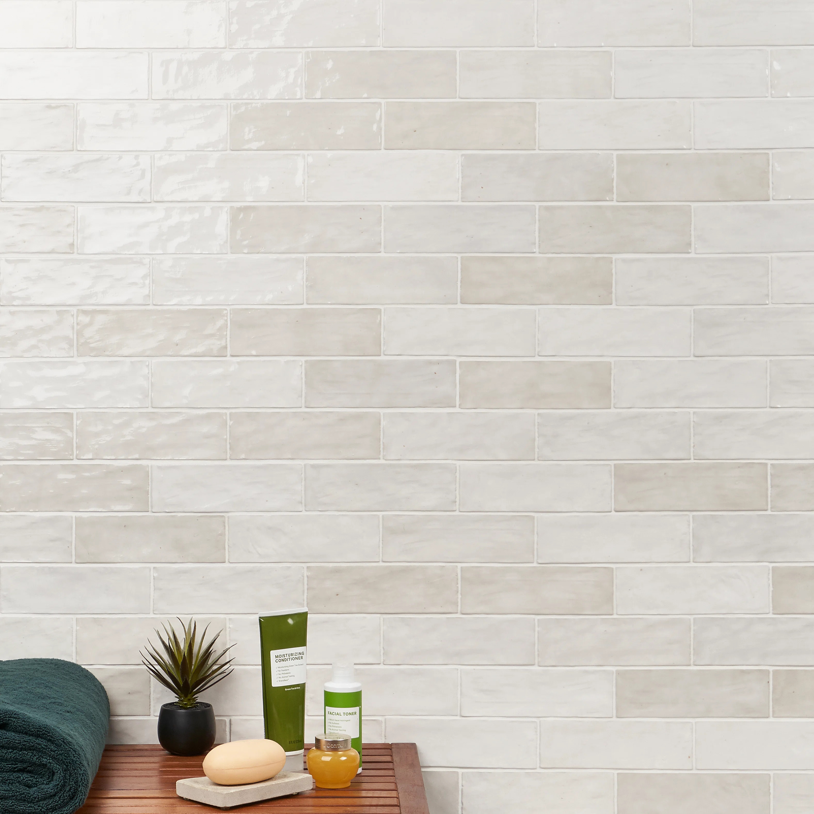 Karma 3 in. x 8 in. Glazed Ceramic Subway Wall Tile (38 pieces 5.38 Sq. Ft. / Case) | Wayfair North America
