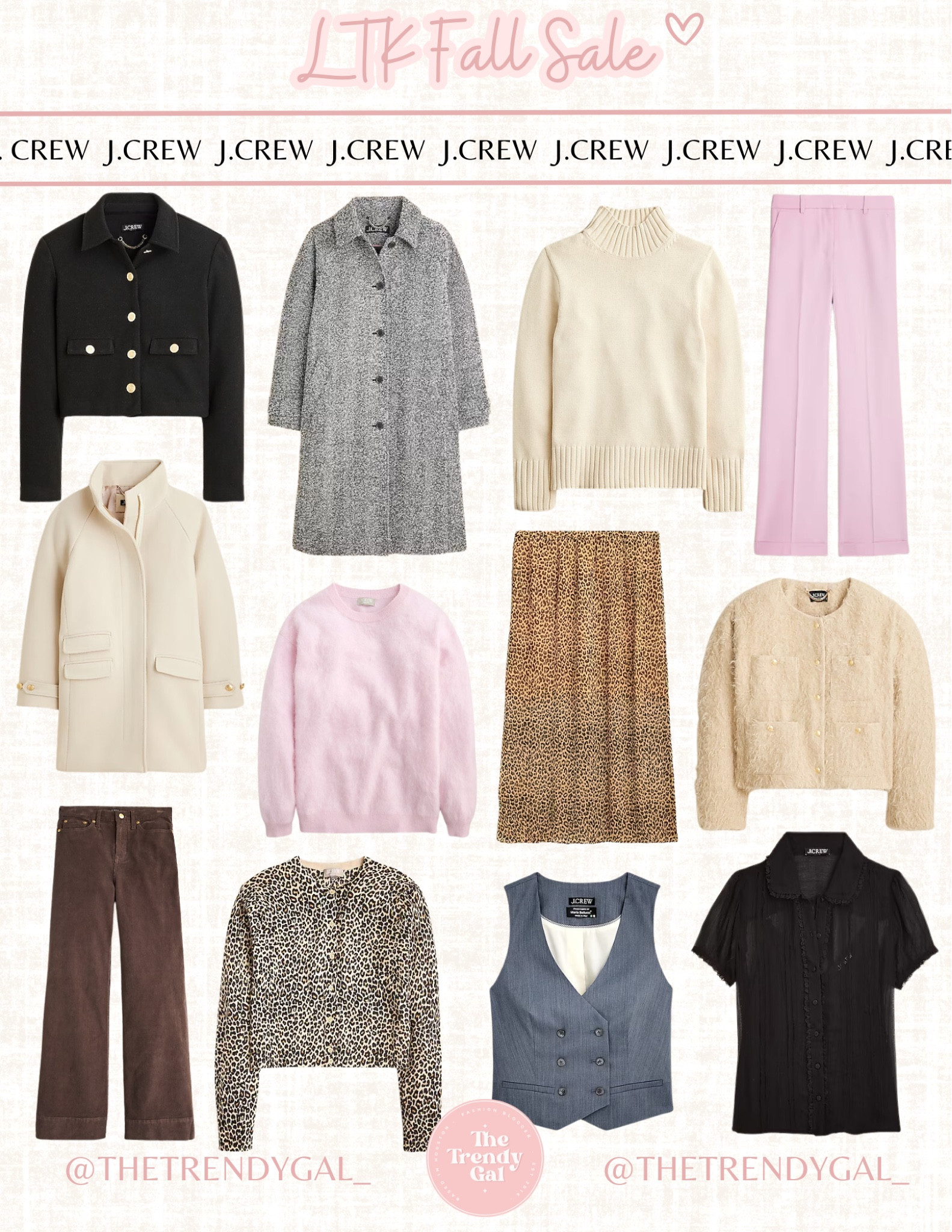 J Crew LTK Fall Sale!

#LTKStyleTip #LTKFallSale #LTKBeauty