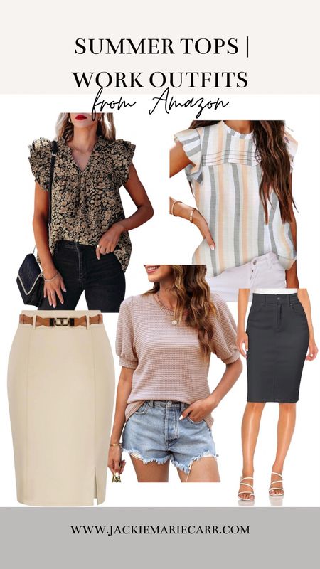Summer tops | work outfits | Amazon Fashion | affordable style | modest outfit inspo

#LTKworkwear #LTKstyletip #LTKFind