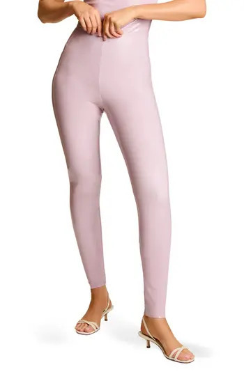 Commando Control Top Faux Patent Leather Leggings in Mauve at Nordstrom Rack, Size Small | Nordstrom Rack
