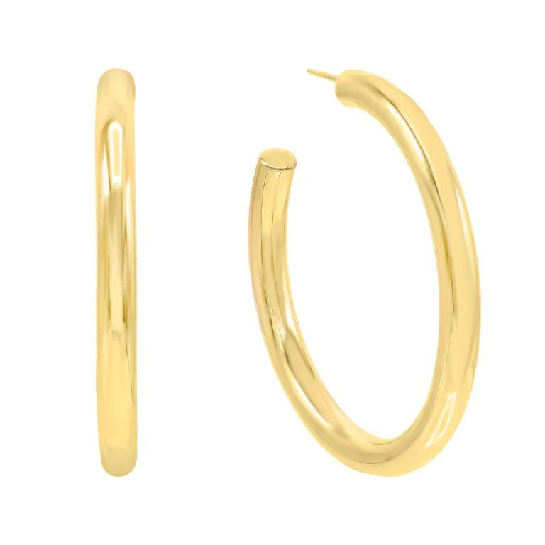 Baller Gold Hoops | The Sis Kiss