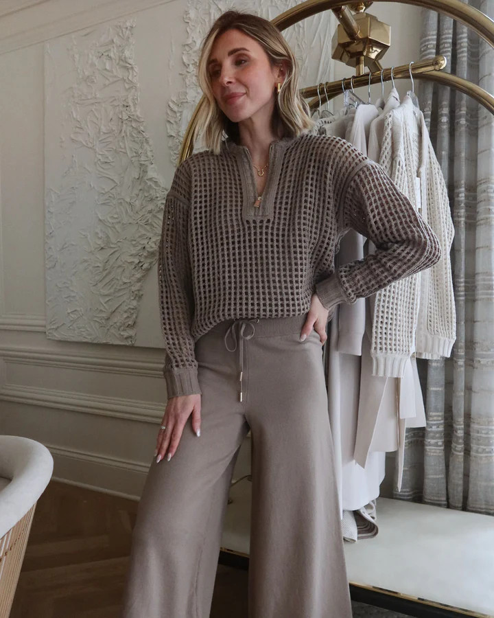 Splendid x @Cellajaneblog Crop Sweater Pant | Splendid