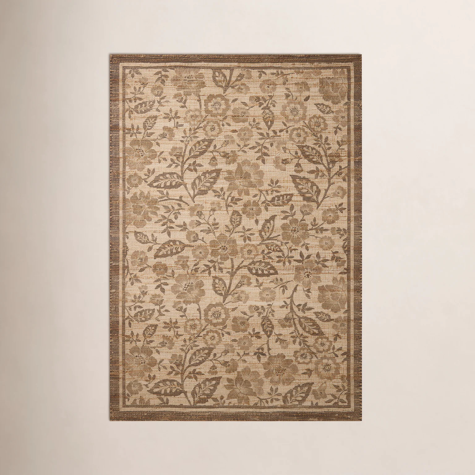 Chris Loves Julia x Loloi Rue Bark Mocha Rug | Birch Lane