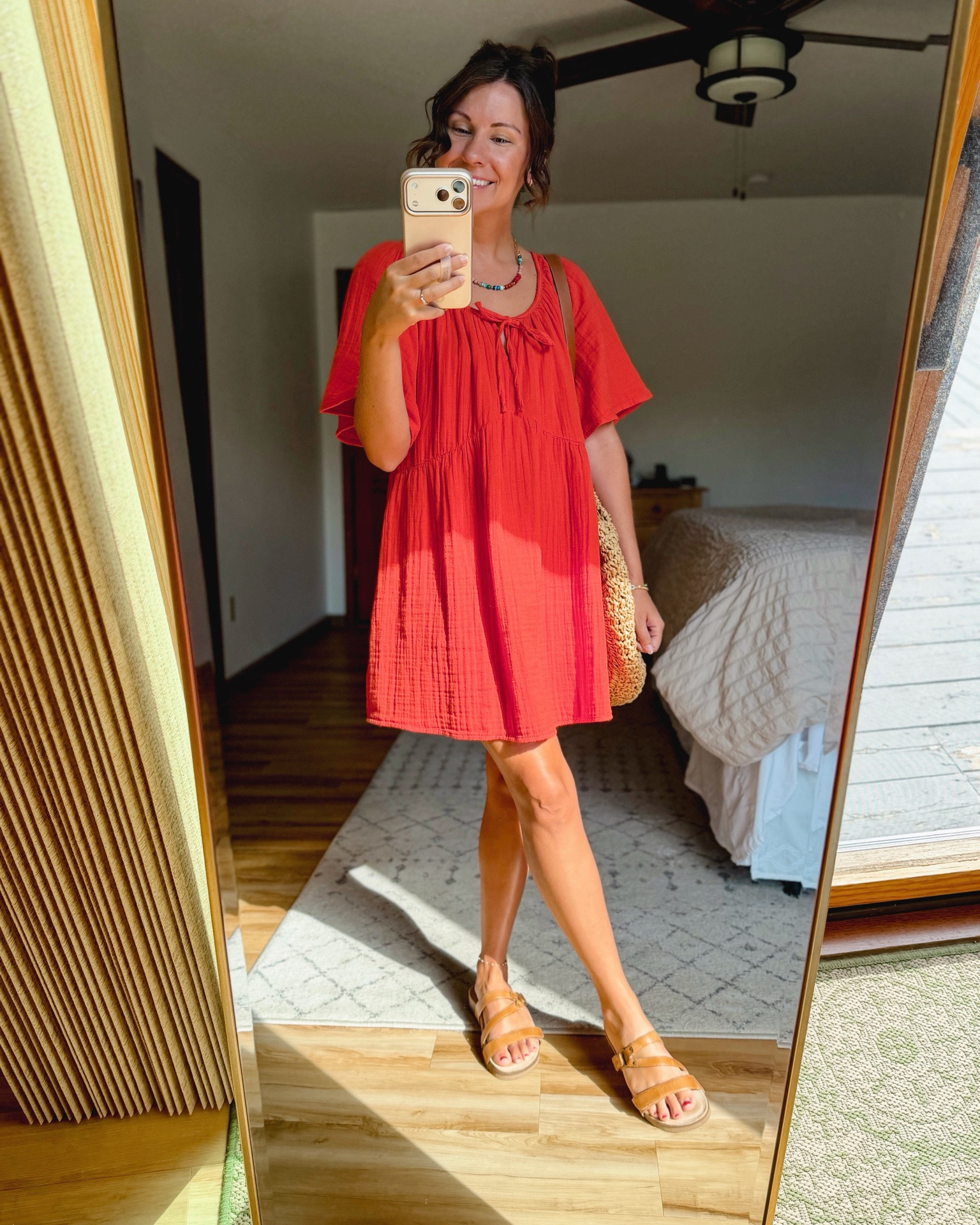 xs petite in my dress (loveeee gauze cotton!) 6 in my sandals. My necklace is from Sela Designs (highly recommend ordering from there! Beautiful quality and all proceeds go to charity. Use MARISSA10 for $$ off) but I also linked similar ones.

#LTKPetite #LTKBeauty #LTKgrwm