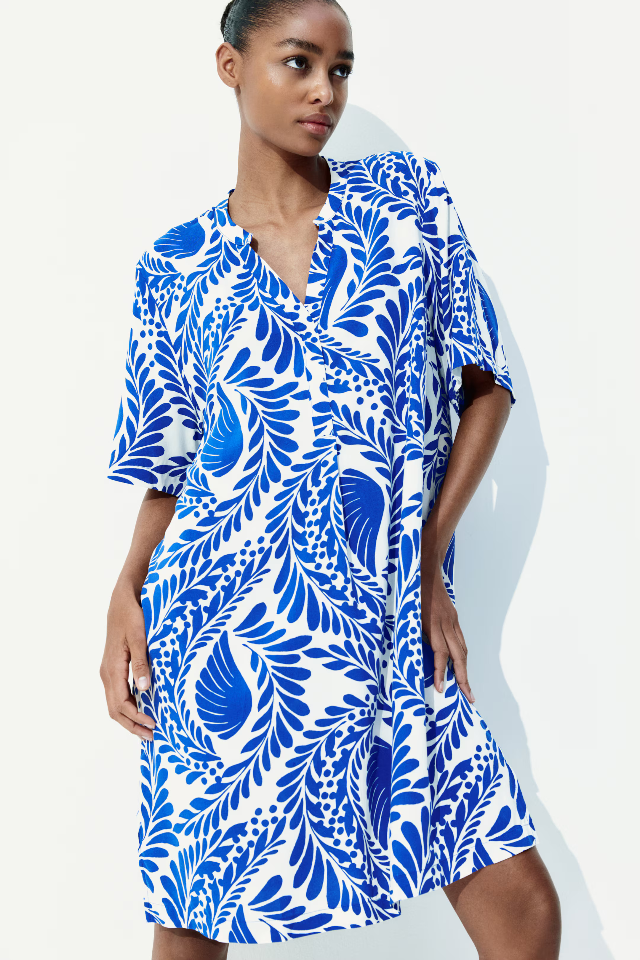 Viscose tunic dress | H&M (UK, MY, IN, SG, PH, TW, HK)