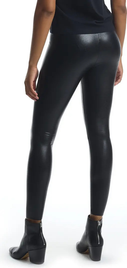 7/8 Faux Leather Control Leggings | Nordstrom