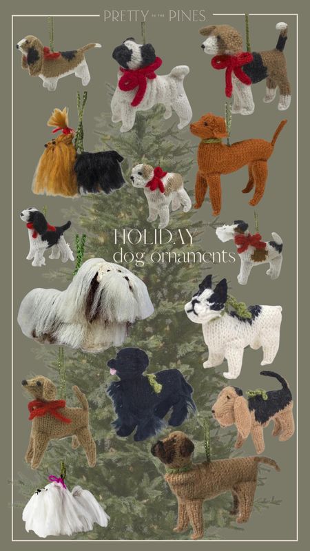 Christmas dog ornaments 

#LTKHoliday #LTKSeasonal #LTKunder50