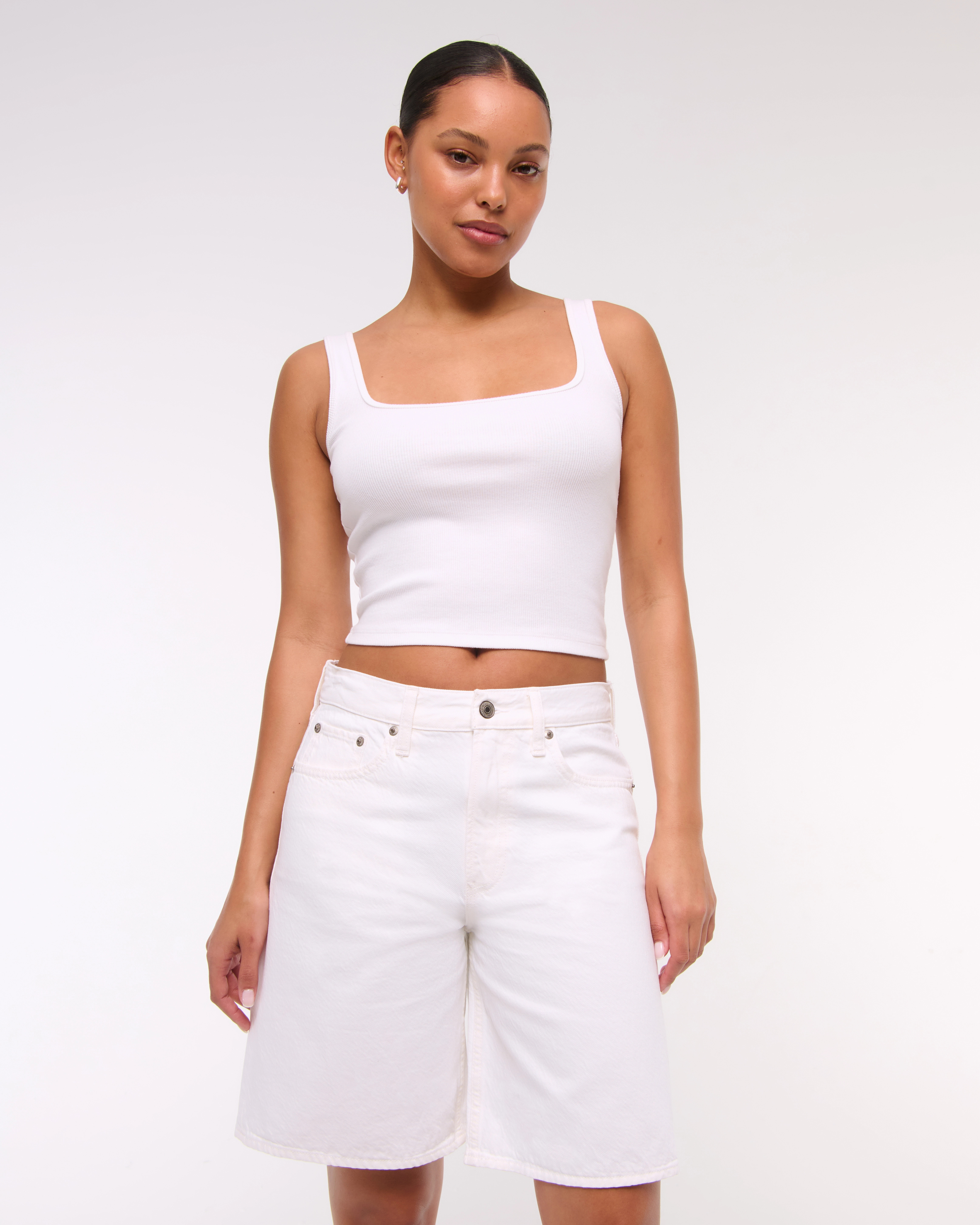 Mid Rise Jort | Abercrombie & Fitch (US)