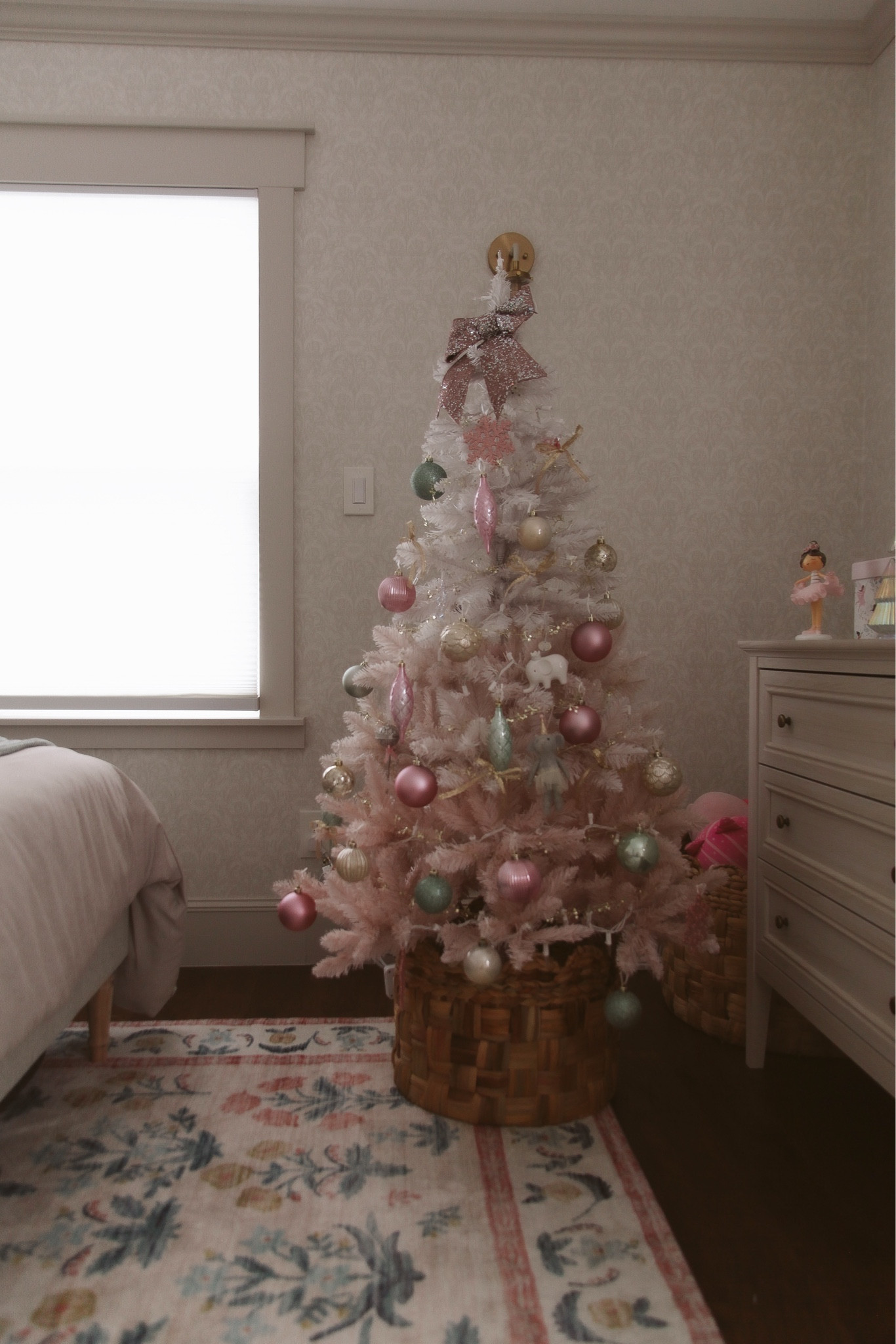 the prettiest pink ombré 5’ tree. it’s very subtle and just the right amount of pink. it’s $57. the ornaments are beautiful also!

#LTKHome #LTKHoliday #LTKSeasonal