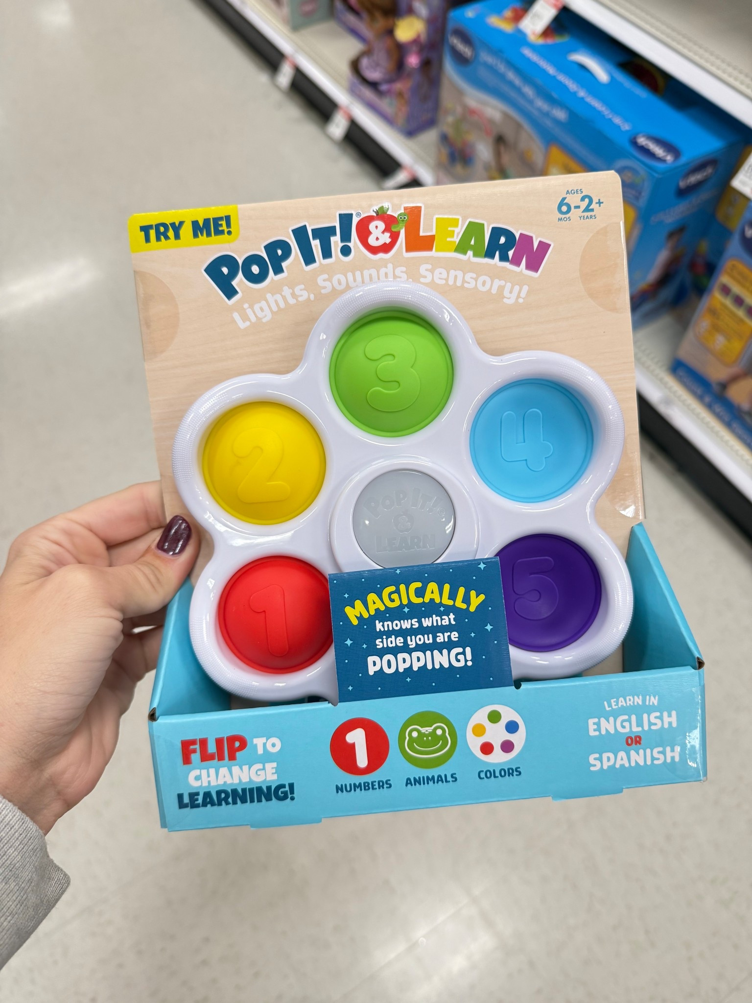 Chuckle & Roar Pop It & Learn - Lights, Sounds, Sensory! : Problem Solving, Fine Motor Skills, Silicone

#LTKGiftGuide #LTKKids #LTKHoliday