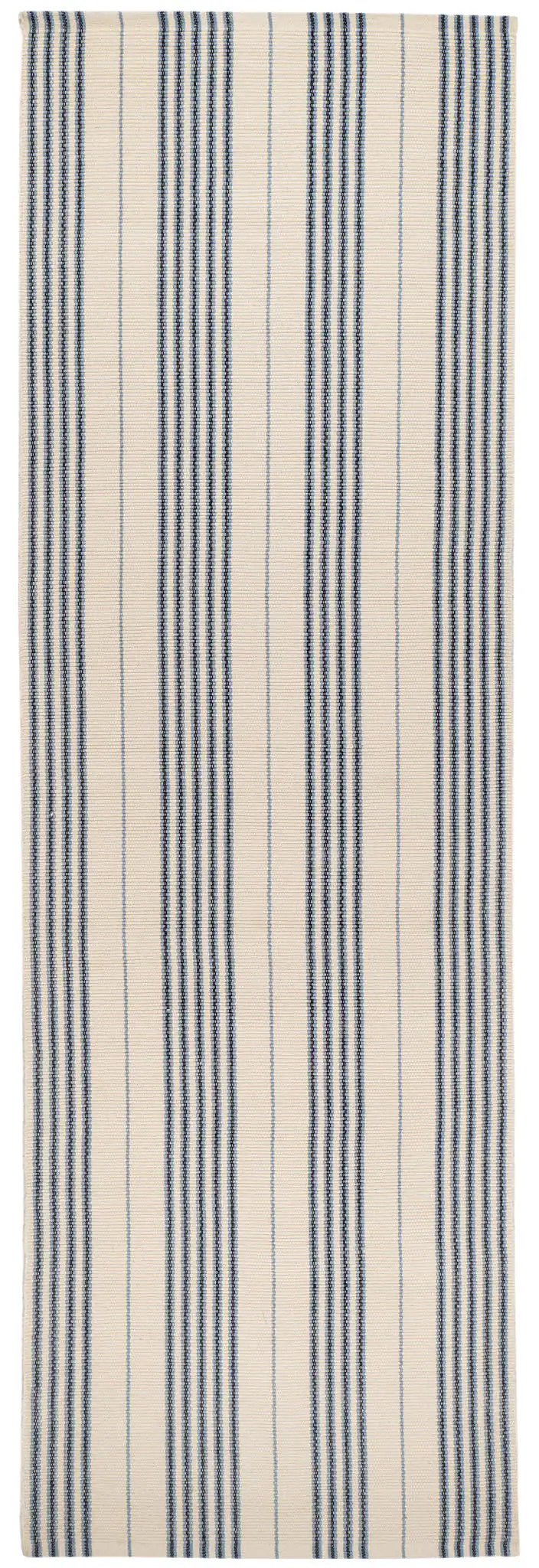 Color: BlueConway Handwoven Cotton Rug | Blue Blue swatchShape: RunnerRectangleRunnerSize: 2' 6" ... | Rugs USA