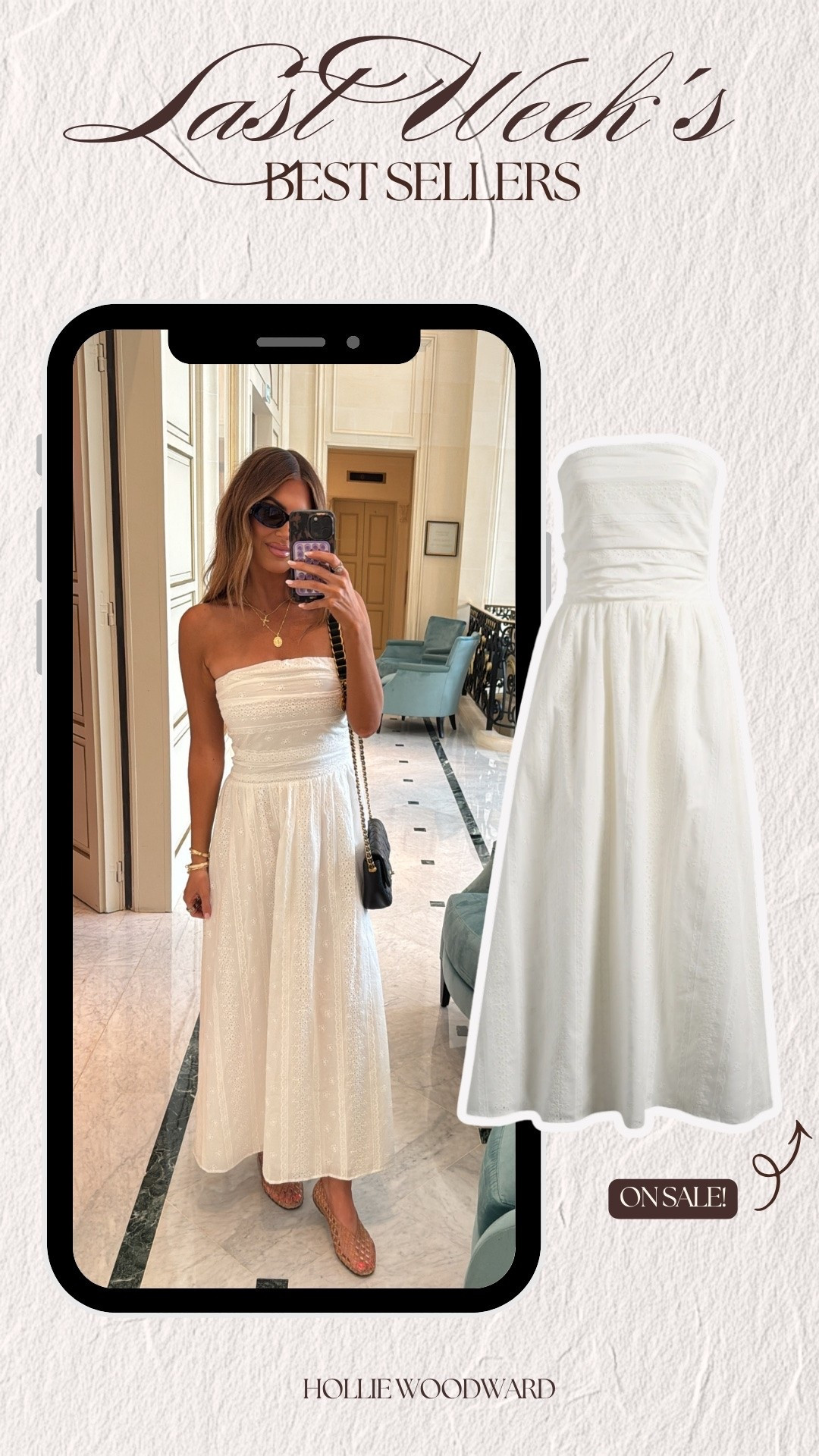 this dress is on sale and perfect for summer! wearing a small