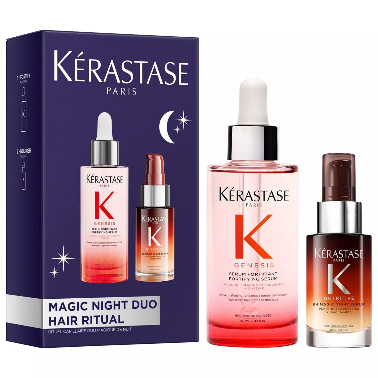 Kerastase Genesis Serum & Mini 8H Magic Night Serum Hair Gift Set, None | Kohl's