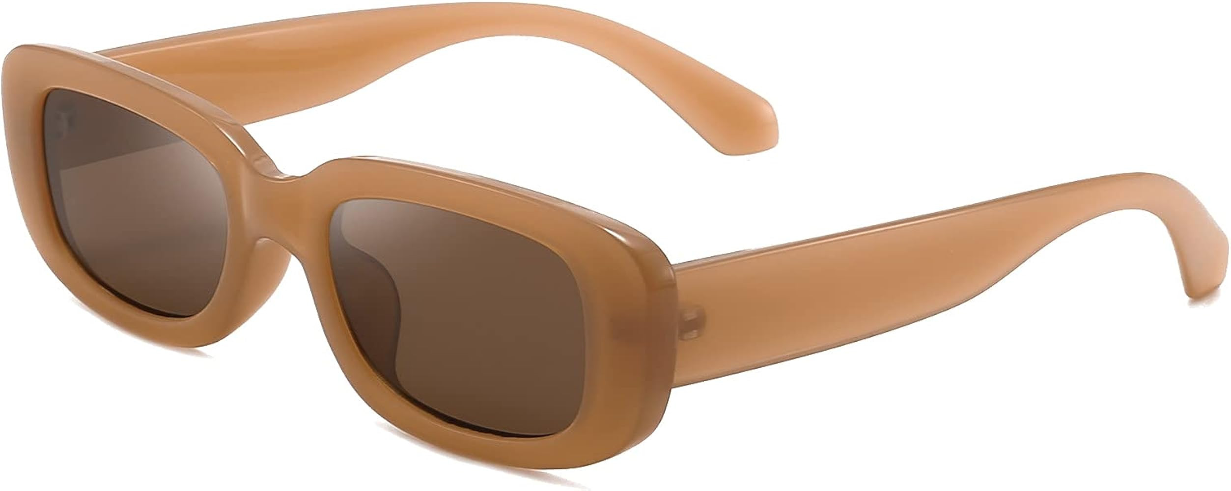 Dollger Rectangle Sunglasses for Women Men Trendy Retro Fashion Sunglasses UV 400 Protection Square  | Amazon (US)