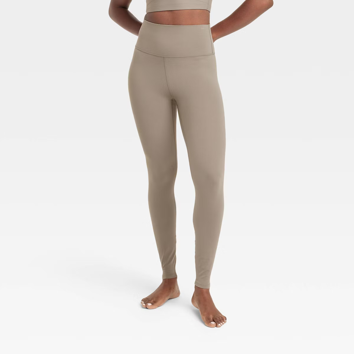 Women's Everyday Soft Ultra High-Rise Leggings - All In Motion™ Taupe XS | Target