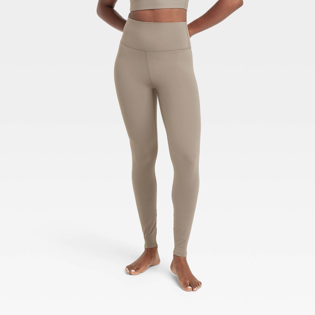 Women's Everyday Soft Ultra High-Rise Leggings - All In Motion™ Taupe L | Target