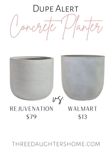 Came across these Walmart planters today and I stopped in my tracks… they look exactly like concrete at a fraction of the cost!! 10/10 recommend! (2 came home with me….) 😇



planter, dupe, outdoor decor, flower planter, flower pot, front entry, concrete planter, Walmart find, rejuvenation dupe

#LTKSeasonal #LTKhome #LTKFind