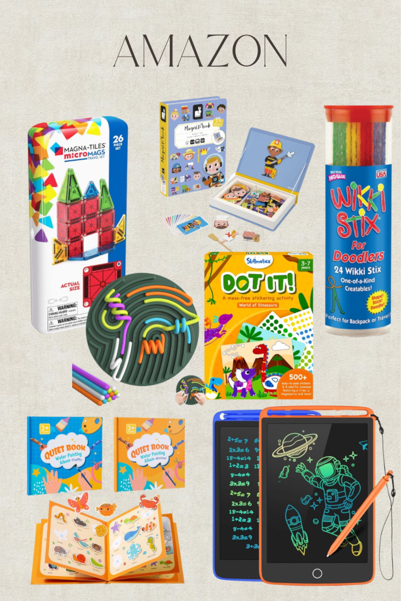 Screen free travel activities for kids from Amazon

#LTKKids #LTKFindsUnder50 #LTKSeasonal