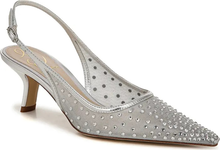Sam Edelman Bianka Slingback Mesh Pointed Toe Pump (Women) | Nordstromrack | Nordstrom Rack