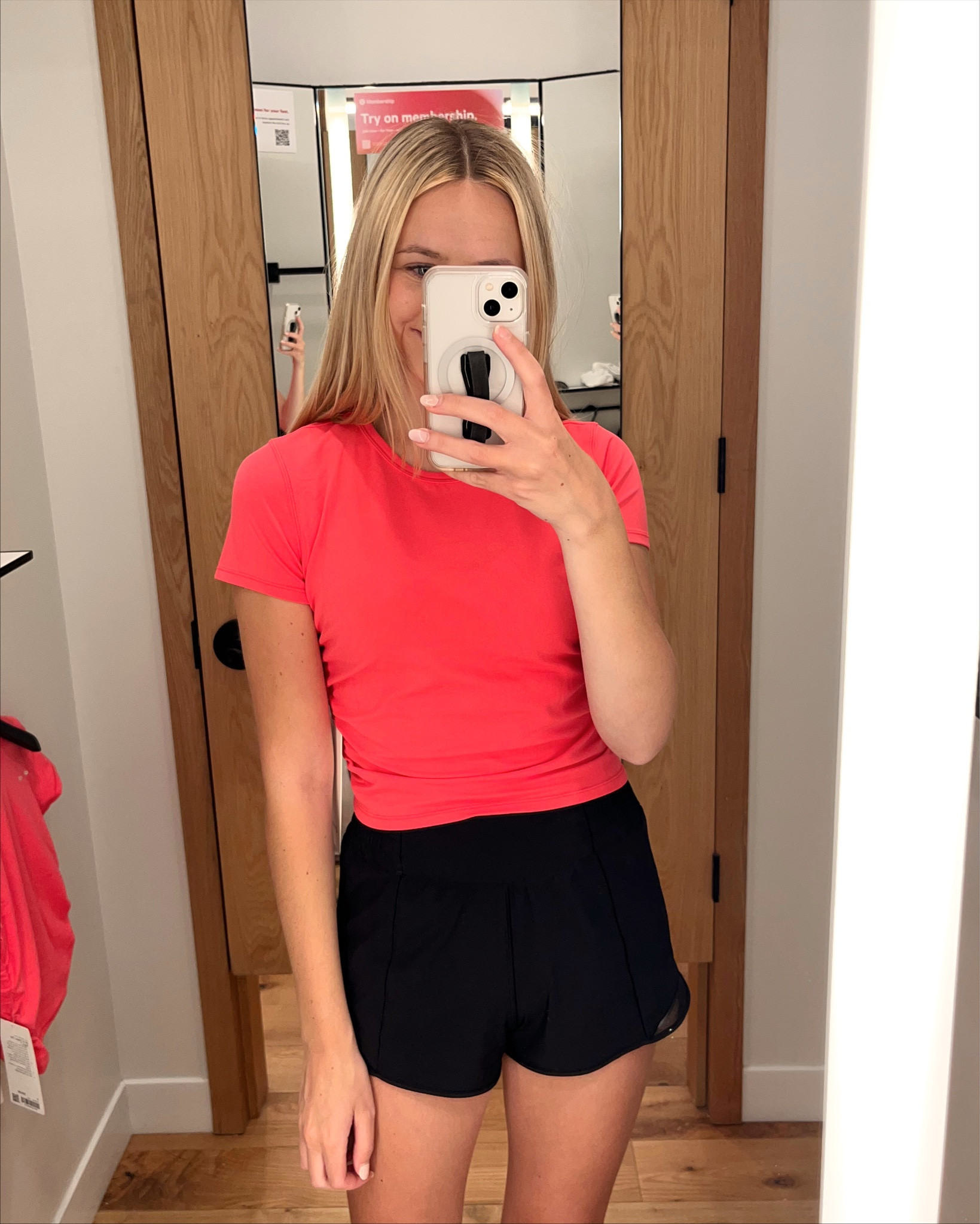 Recent Lululemon purchases: Wearing size 6 in the shirt (ordered this in white) & size 4 in the shorts. #newarrivals #workout #fitness #athleisure #activewear #summer #summerstyle #lulu 

#LTKunder100 #LTKstyletip #LTKfit