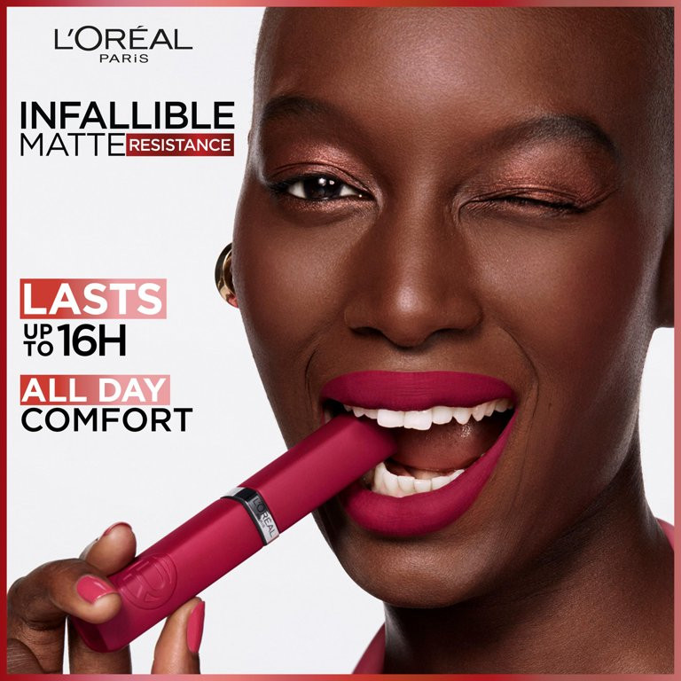 L'Oreal Paris Infallible Le Matte Resistance Liquid Lipstick, Lazy Sunday, 0.17 fl oz | Walmart (US)