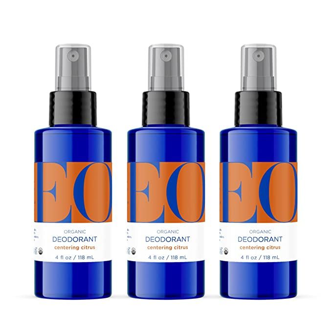 EO Organic Deodorant Spray, 4 Ounce (Pack of 3), Citrus, Organic Plant-Based, Botanical Extracts | Amazon (US)