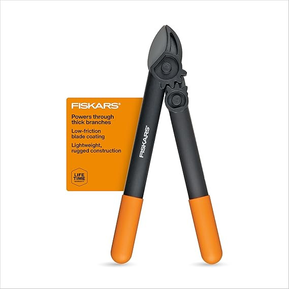 Fiskars 15-Inch PowerGear Loppers, Sharp Steel Blade Bush and Tree Trimmer, Cuts up to 1.25-Inch ... | Amazon (US)