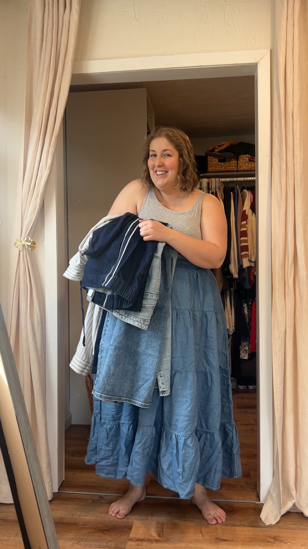 Mystery box from Torrid! 
Wearing size 18 in the jeans, 2 in the track-pant style jean and size 1 in everything else  

#LTKMidsize #LTKootd #LTKPlusSize