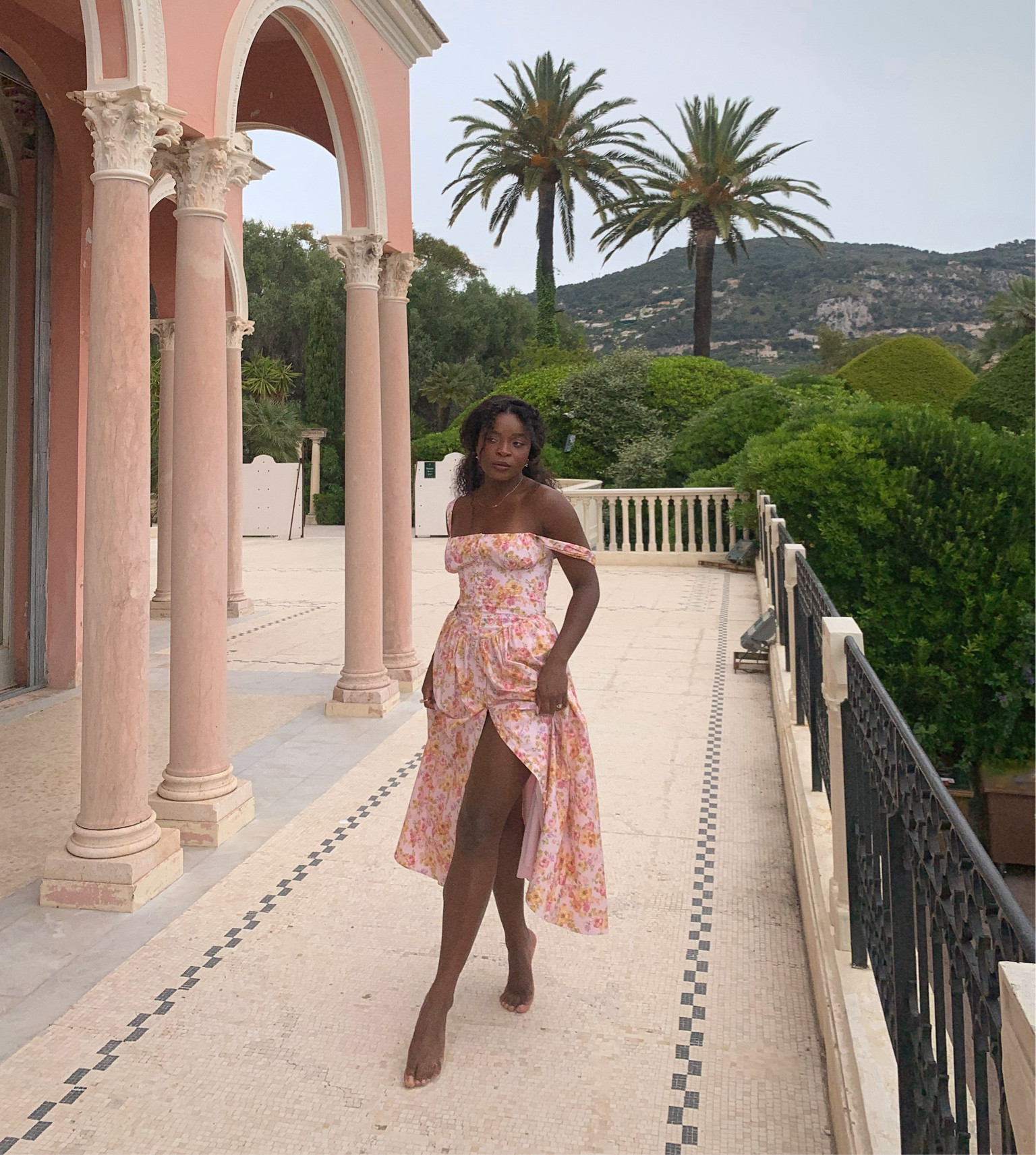 Pink Tatiana Floral House of CB MIDI Dress in the south of France 🩷 cottagecore, Corset dress, pink dress, midi dress, floral dress 

#LTKeurope #LTKwedding #LTKSeasonal