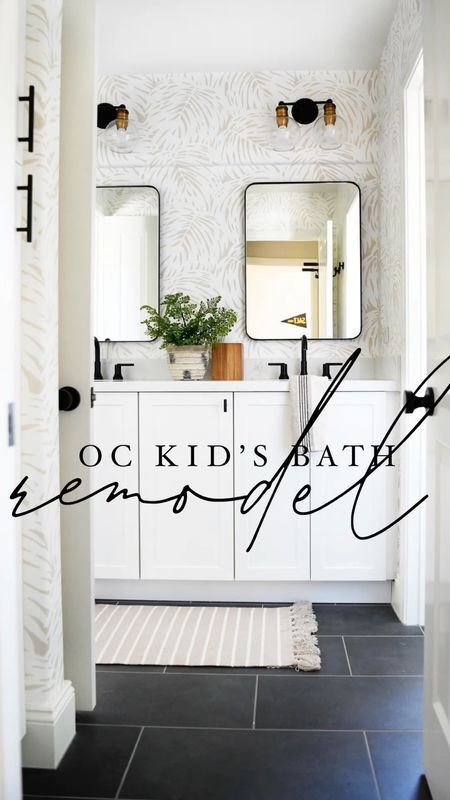 What a difference a renovation made to this bathroom! New lighting, mirrors, flooring, faucets…all the things!

#LTKfindsunder100 #LTKhome #LTKVideo