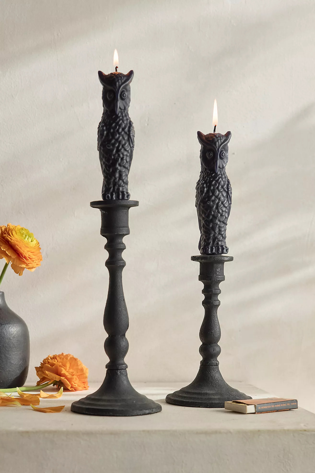 Owl Tapers, Set of 2 | Anthropologie (US)