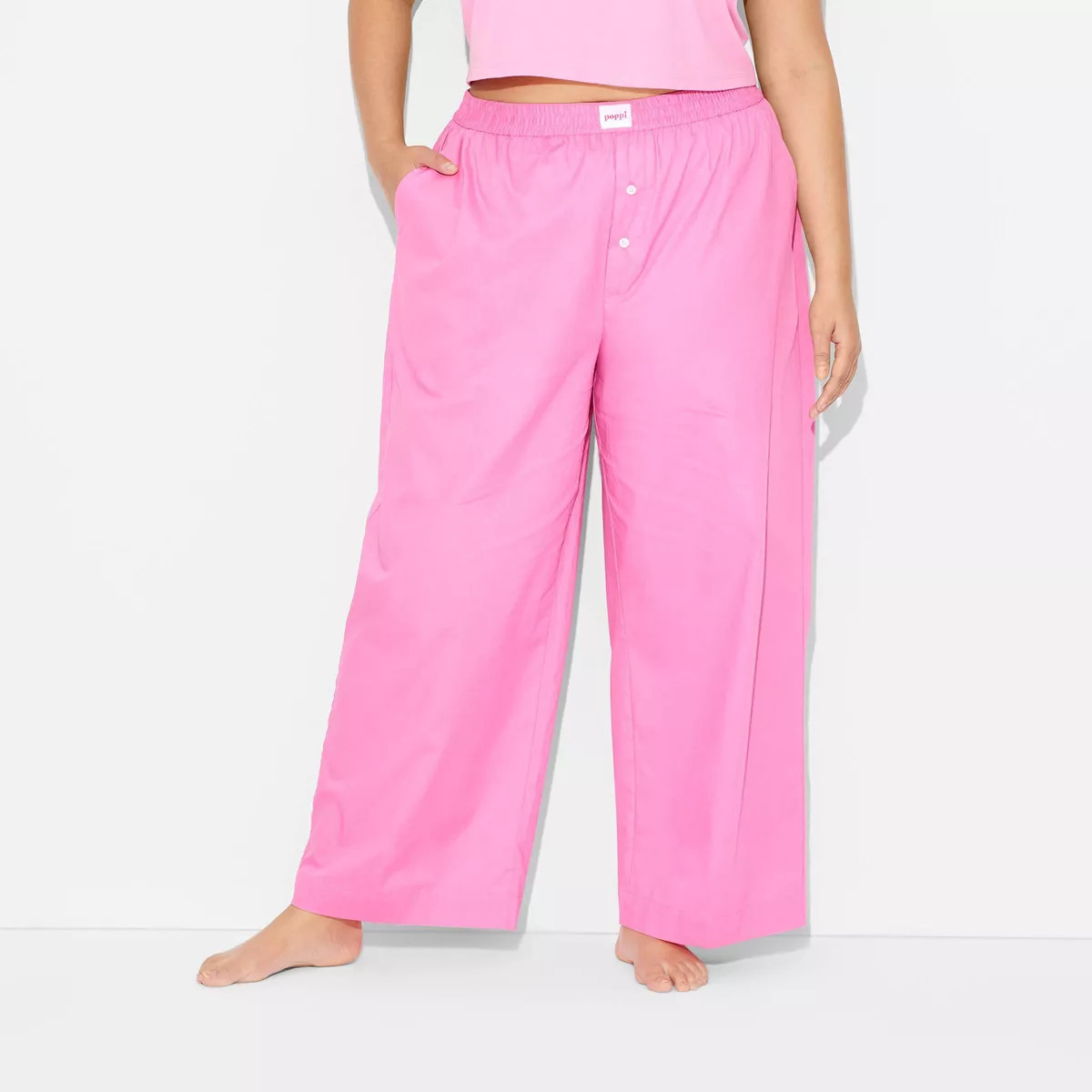 Adult Poppi Sleep Slay Graphic Pajama Pants - Pink 1X | Target