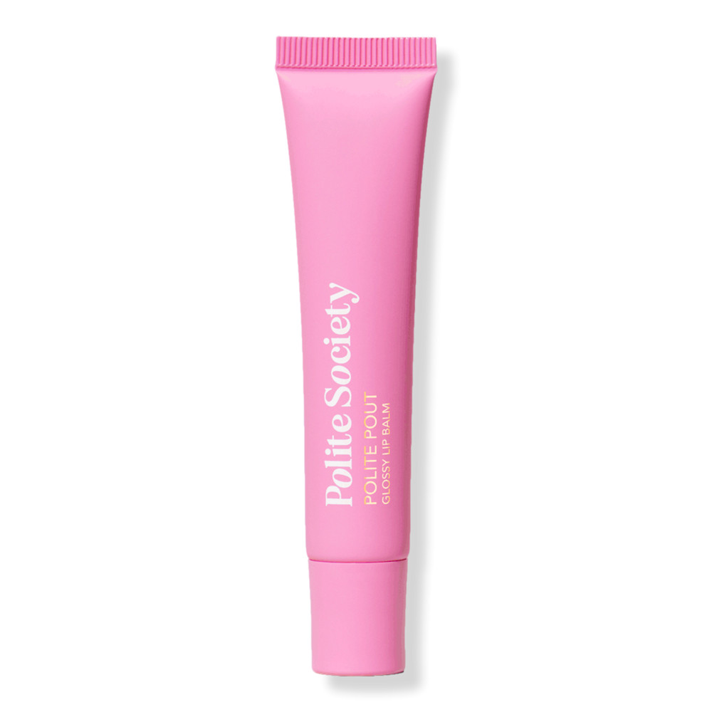 Polite Society Polite Pout Glossy Lip Balm - Pink Grapefruit | Ulta