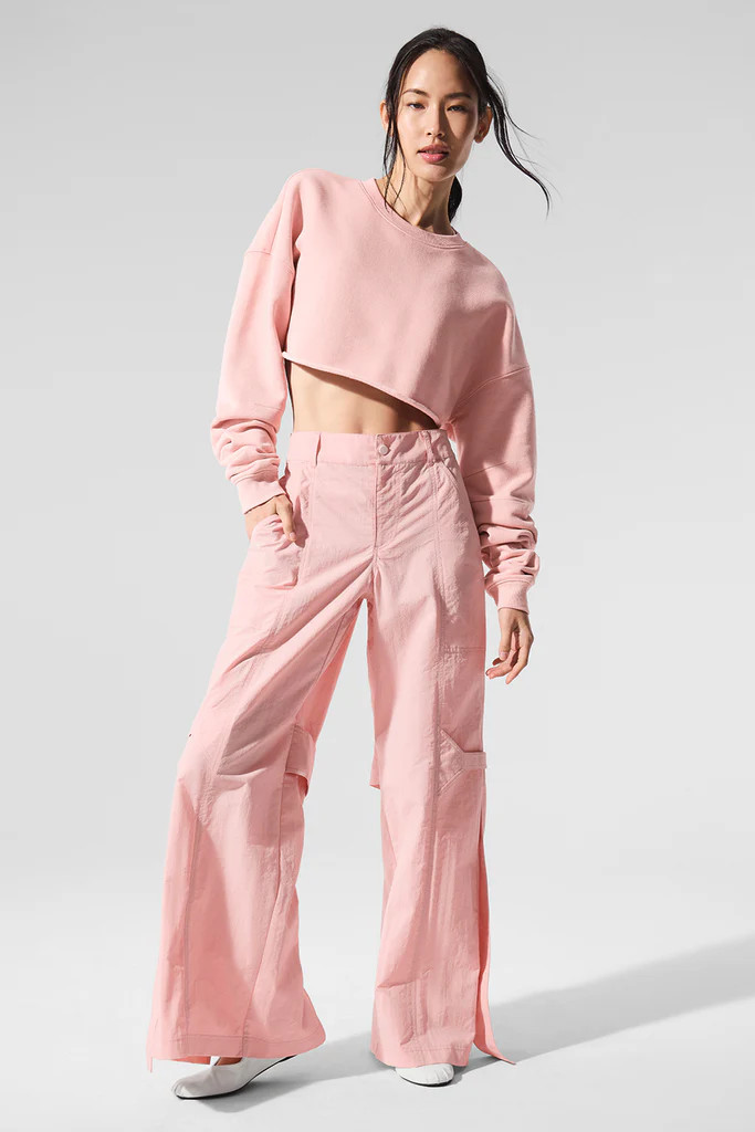 High-Waist Voyager Trouser - Pink Quartz | Alo Yoga (US)