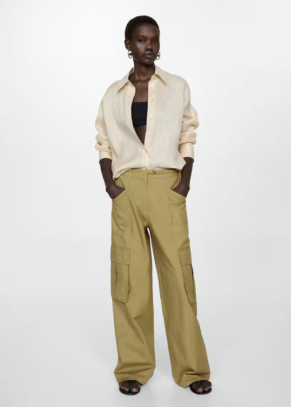 Search: Olive cargo pants (13) | Mango USA | MANGO (US)