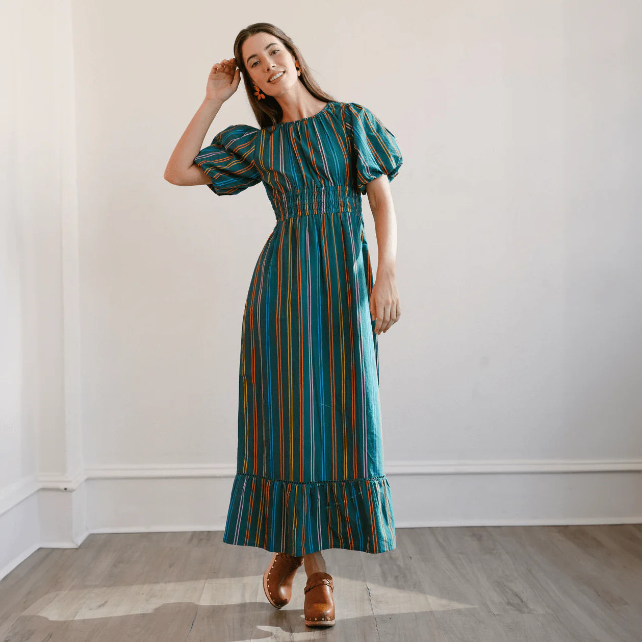 Puerto Stripe Jardin Dress | Sunshine Tienda