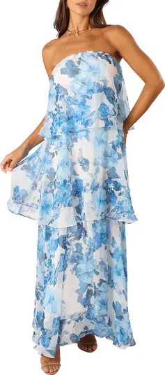 Bloom Tiered Strapless Dress | Nordstrom