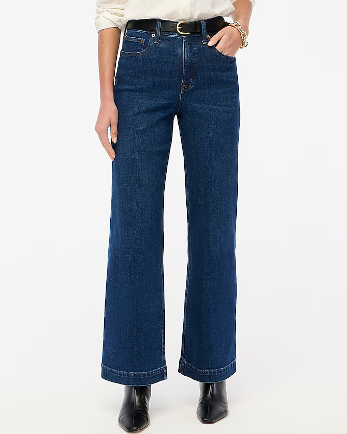 Classic wide-leg jean in all-day stretch | J.Crew Factory