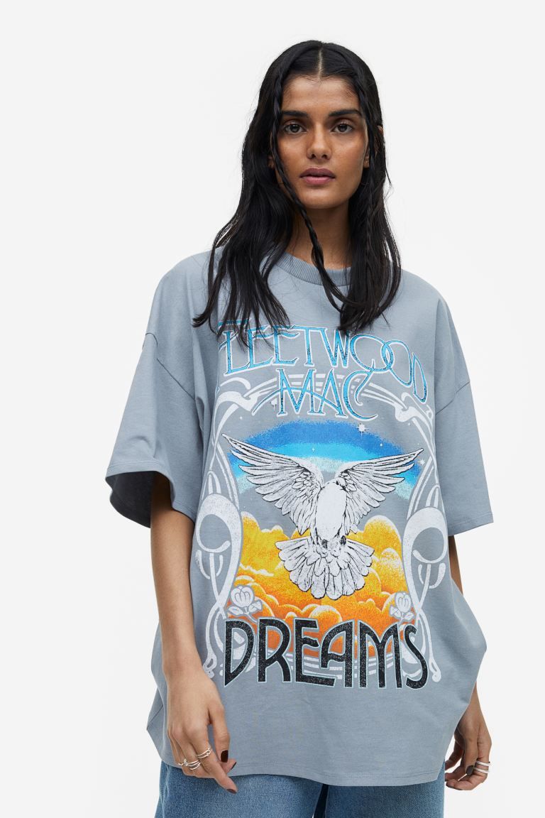 Oversized Printed T-shirt | H&M (US)