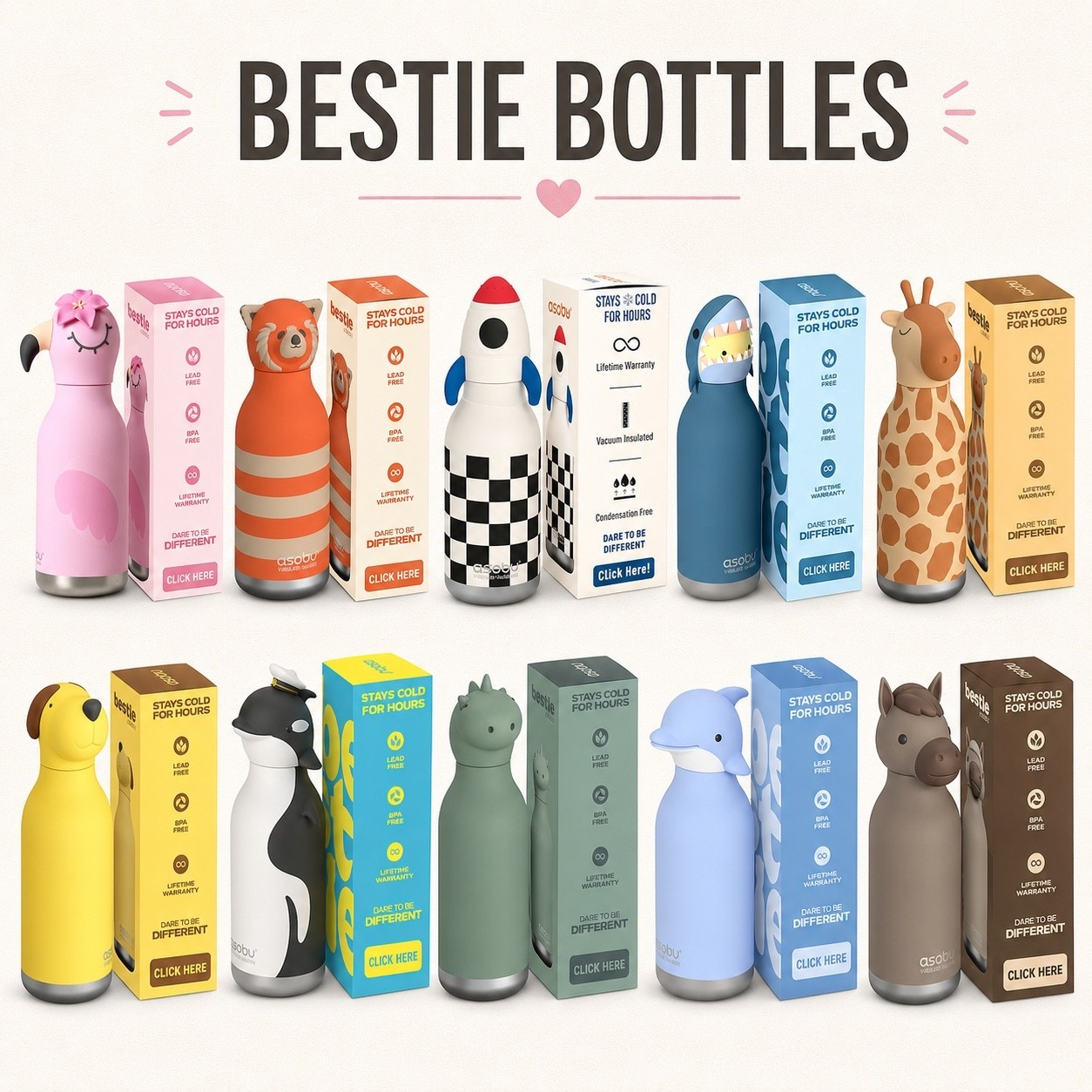 The cutest back to school water bottles. Leakproof and keeps drinks cold for 24 hours.

#LTKmomlife #LTKKids
