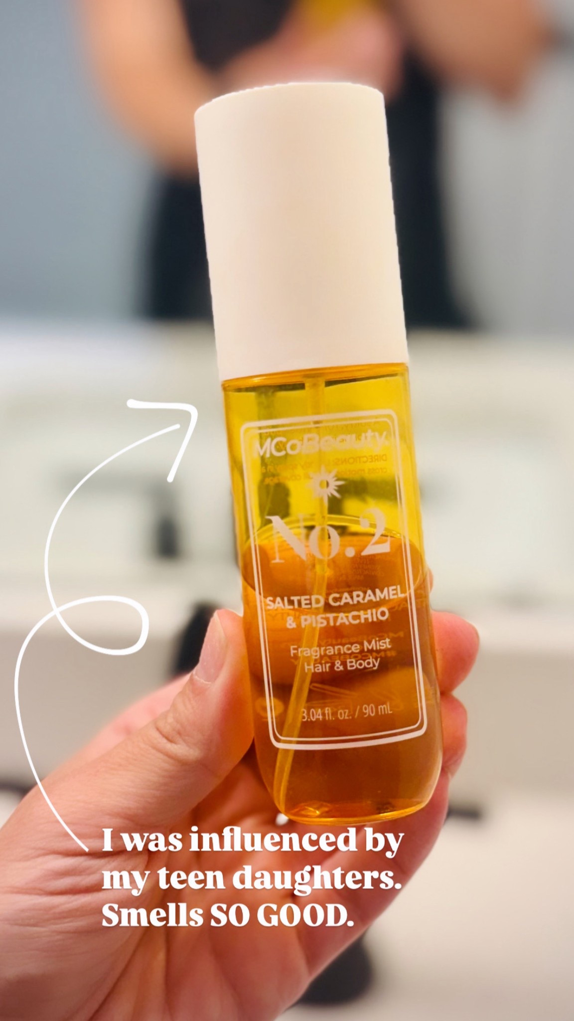 Smells SO good- cute bottle on the vanity- it covers all my needs. Haha. 

#LTKBeauty